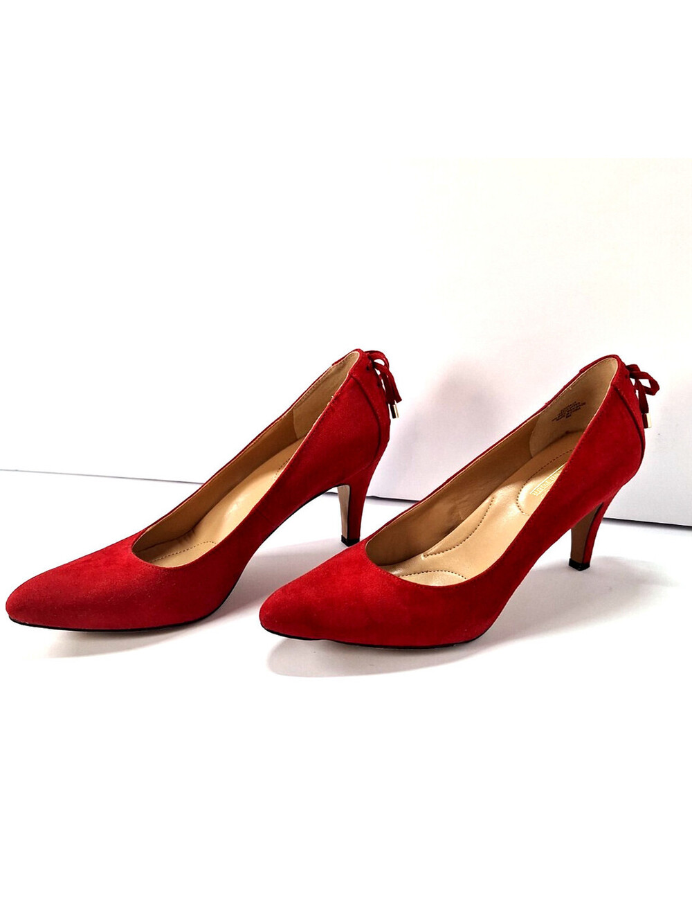 Coach & Four Red Suede Pinup Retro Chic Dark Academia Victorian Whimsigoth Sz8